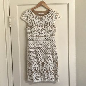 Adorable full lace white dress